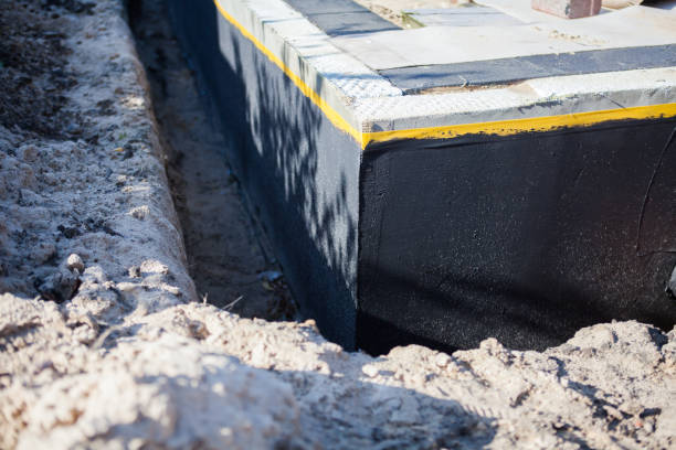 Residential Basement Waterproofing installation at a Nichols, WI home by SJ Waterproofing Pros